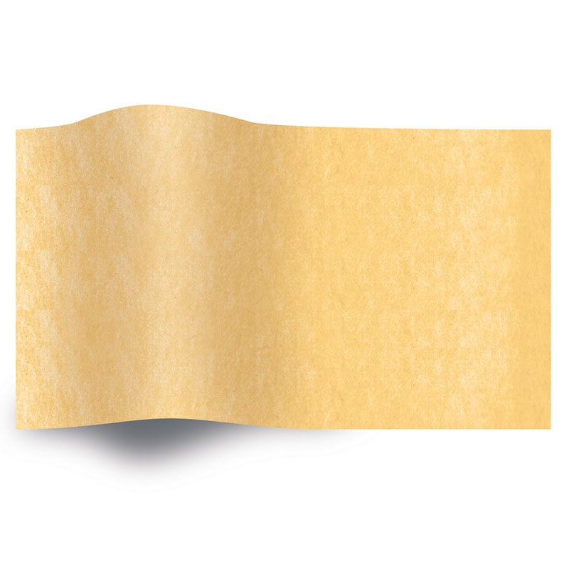 Silkespapper enfärgat Harvest Gold