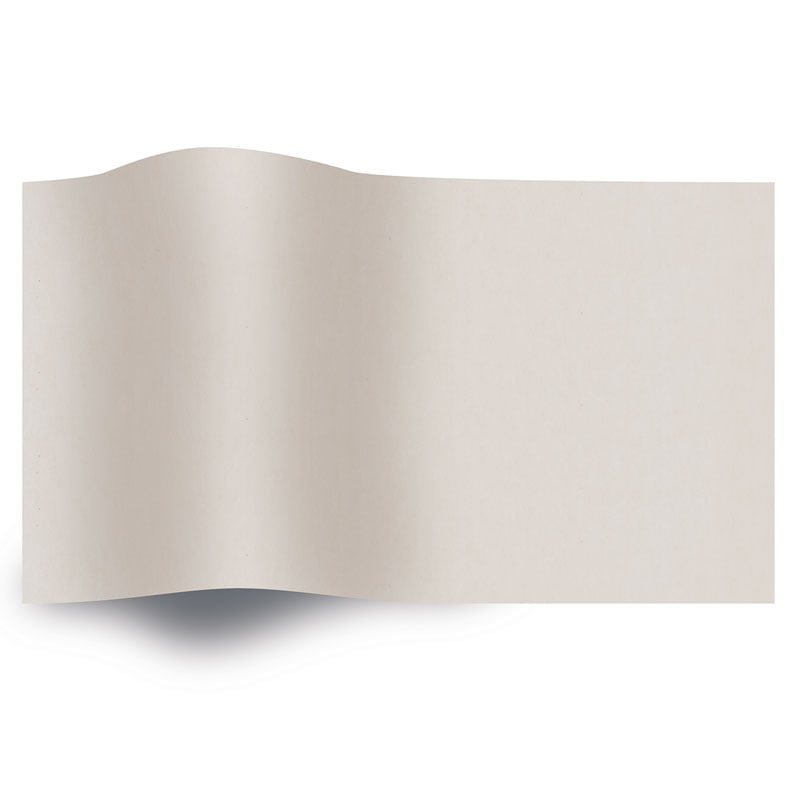 Silkespapper enfärgat Khaki Beige - 1