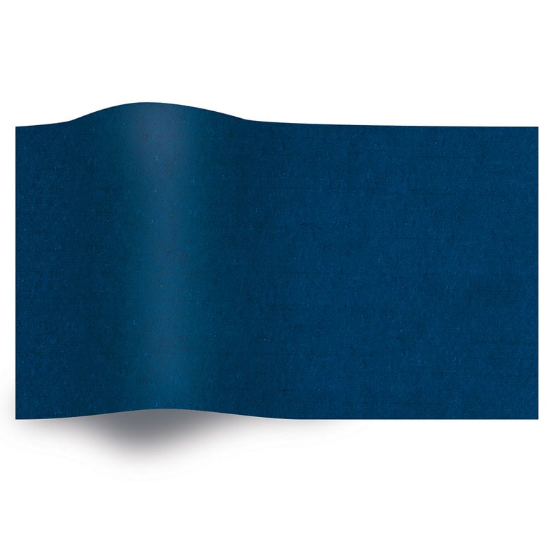 Silkespapper enfärgat Midnattsblå - 1