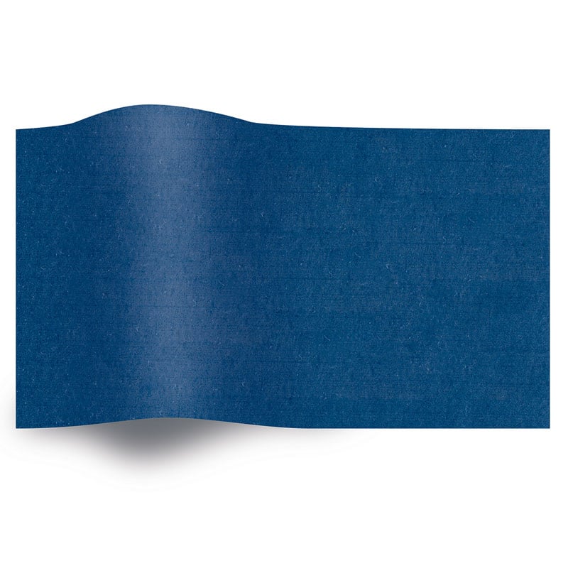 Silkespapper enfärgat Parade Blue