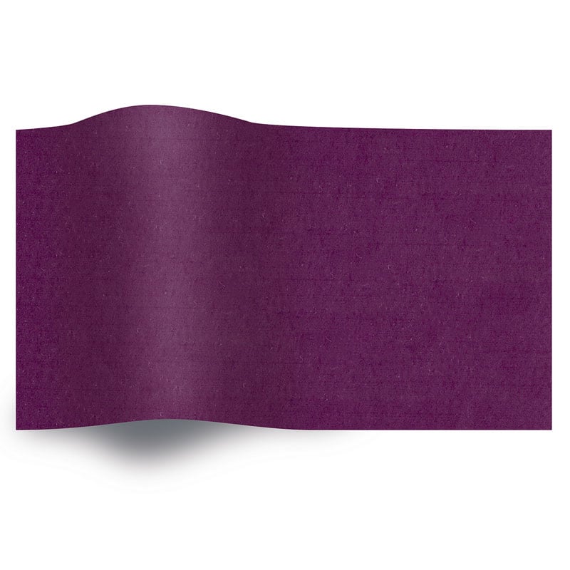 Silkespapper enfärgat Plommon - 1