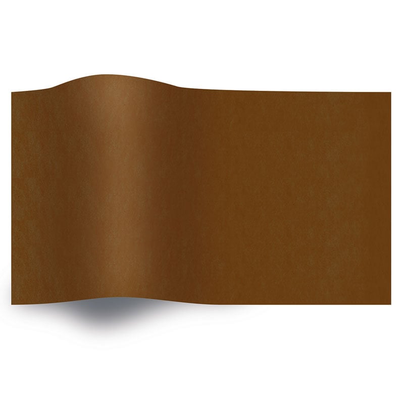 Silkespapper enfärgat Raw Sienna
