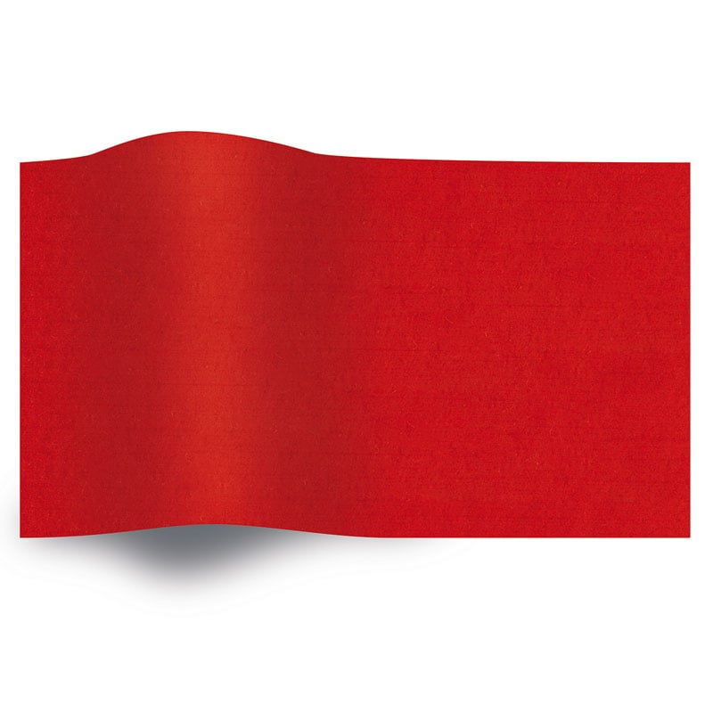 Silkespapper enfärgat Scarlet - 1