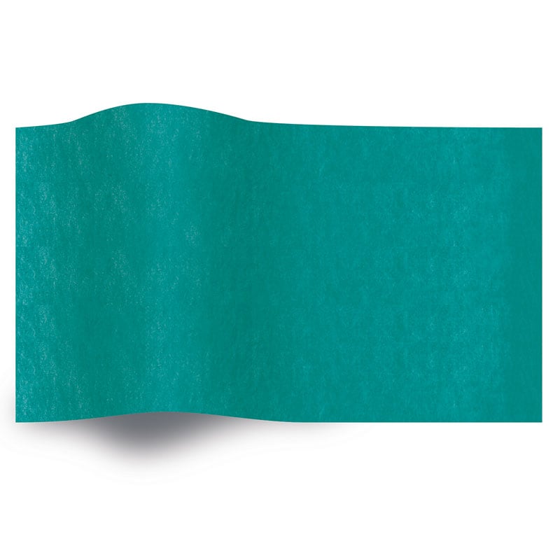 Silkespapper enfärgat Teal