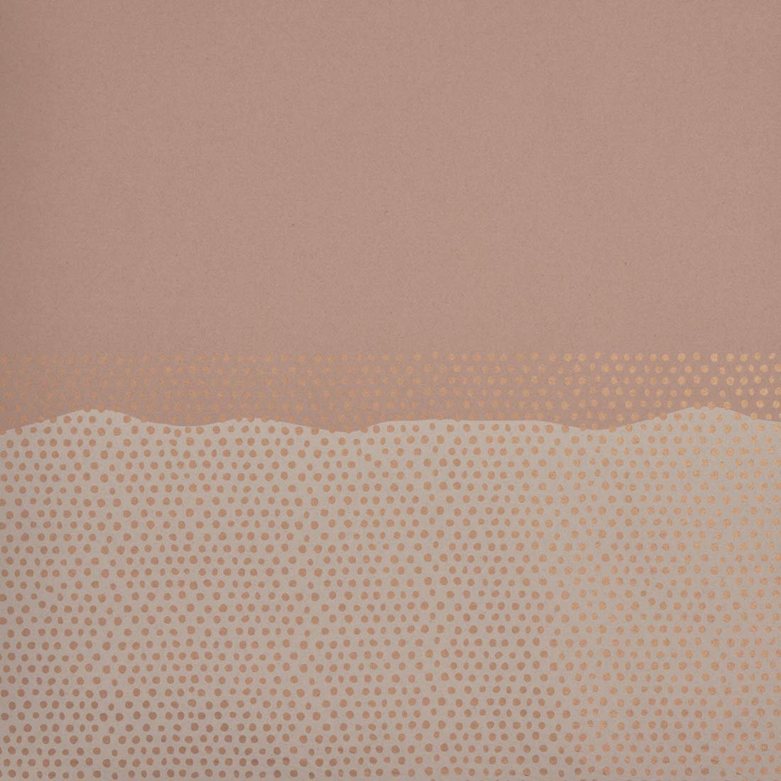 Presentpapper Half Dots Rosa