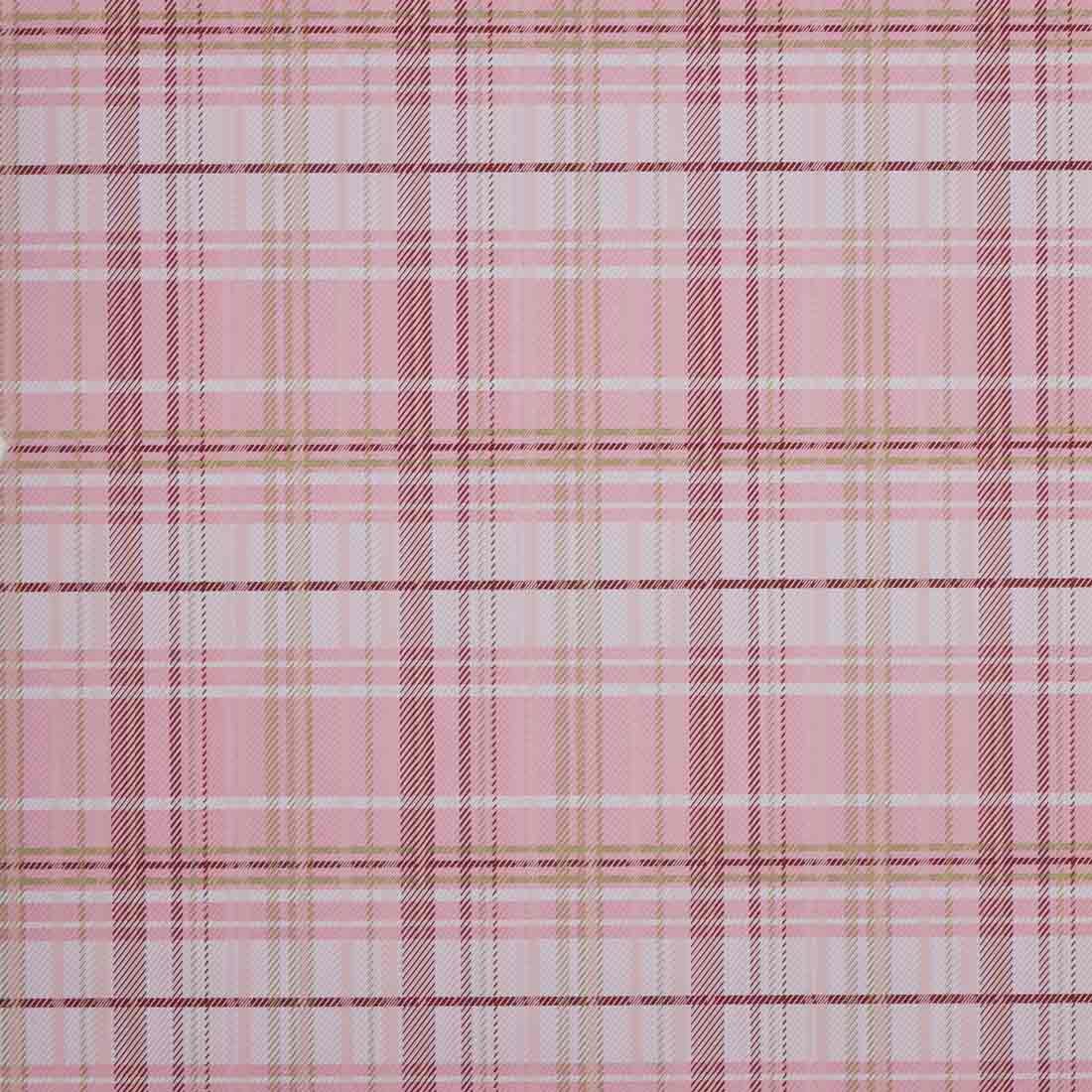 Presentpapper Tartan Rosa