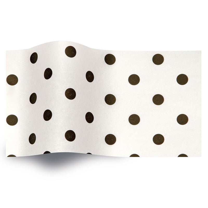 Silkespapper Svart prick - 1