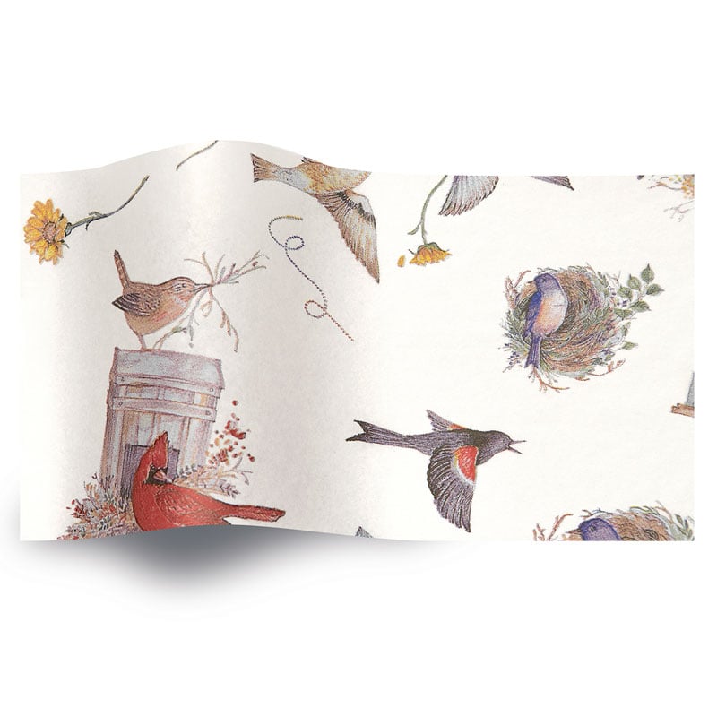 Silkespapper Botanic Fågelbo - 1