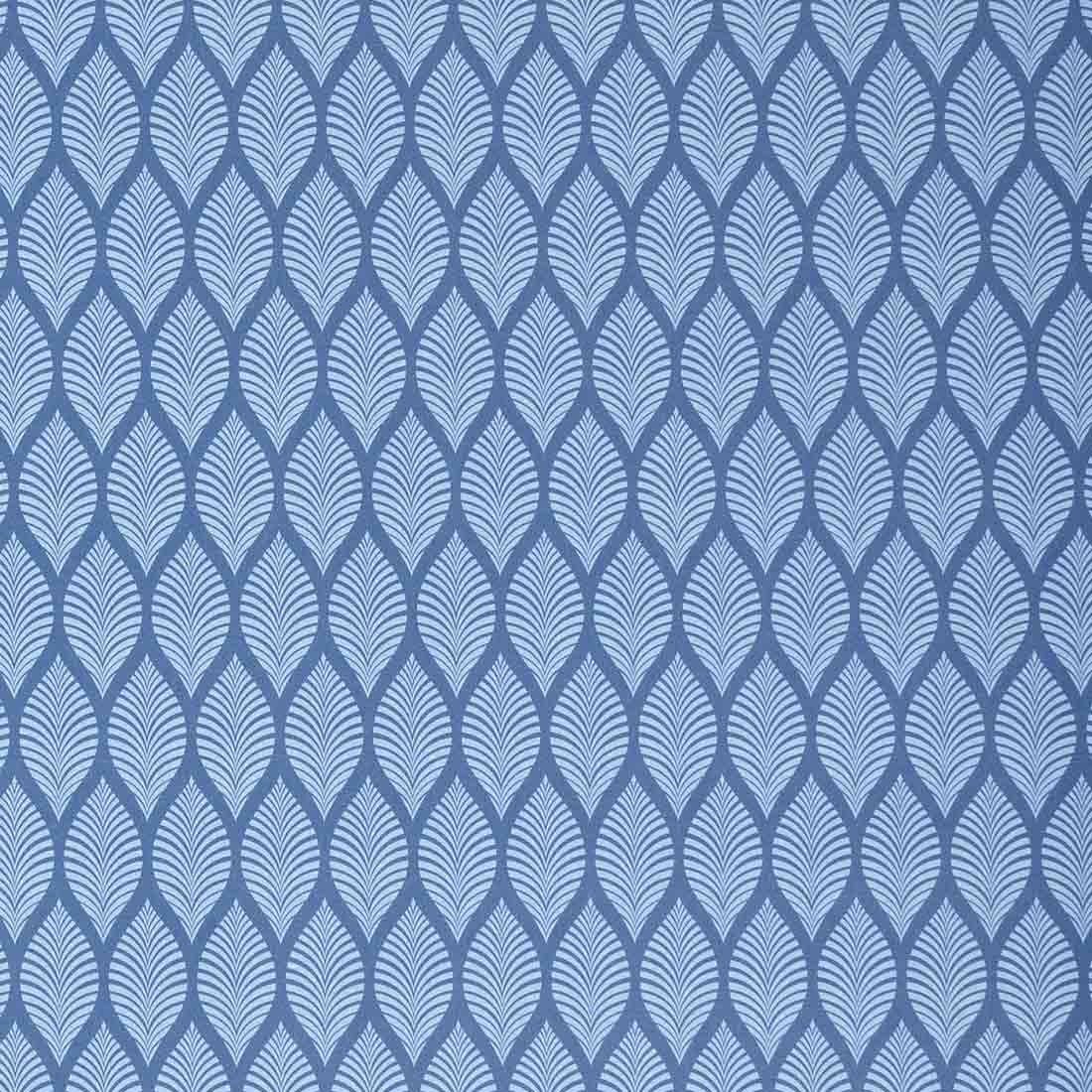 Presentpapper Leaves Blue