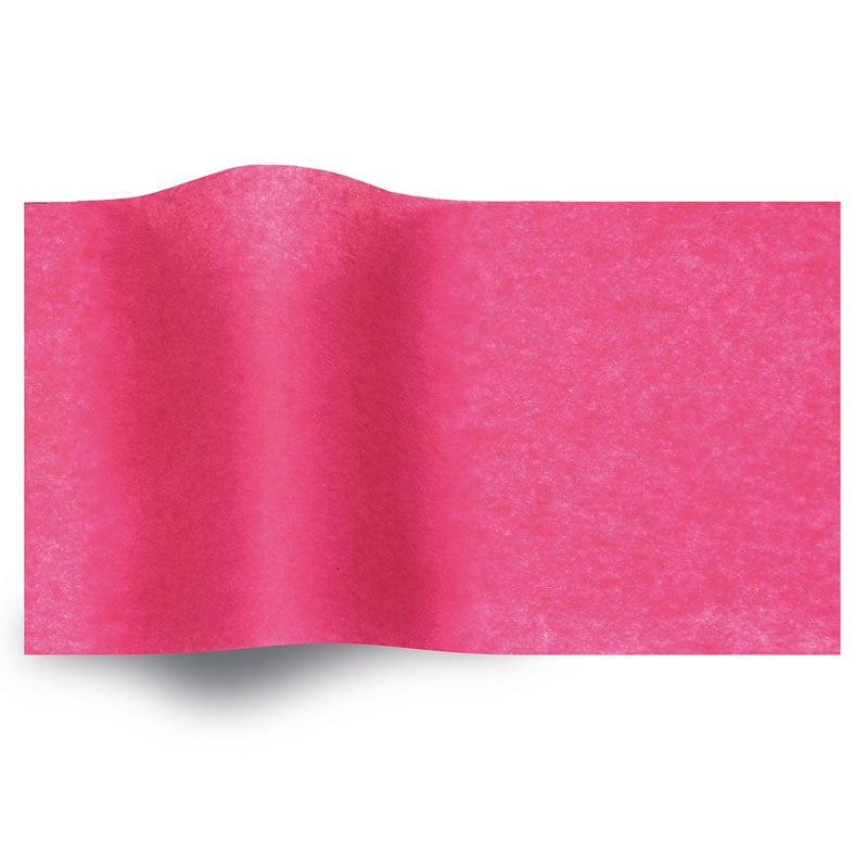 Silkespapper vaxat Cerise - 1