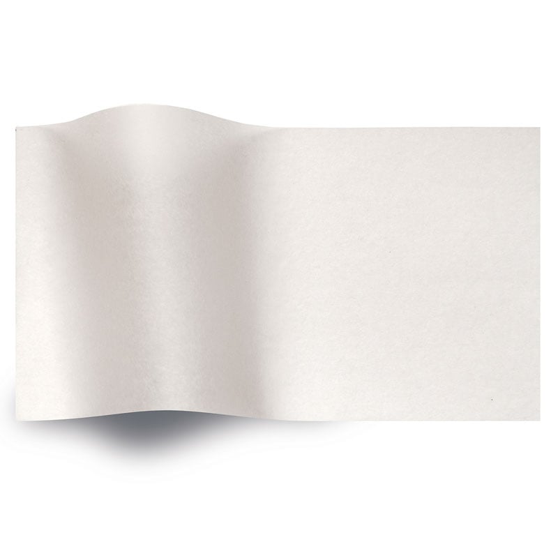 Silkespapper enfärgat Vit - 1
