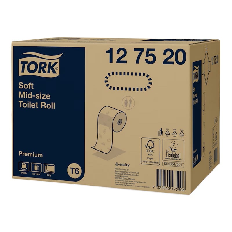 Tork Toalettpapper Mid-size Premium, T6 - 2