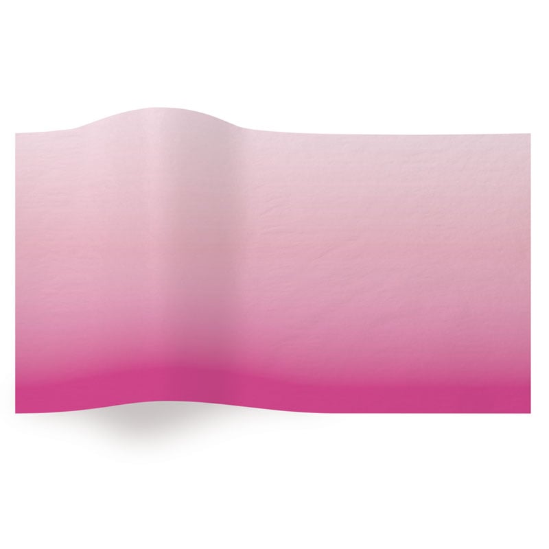 Silkespapper Pink Ombr - 1