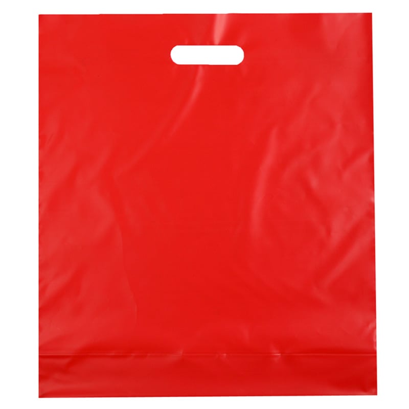 Plastbärkasse röd - 1