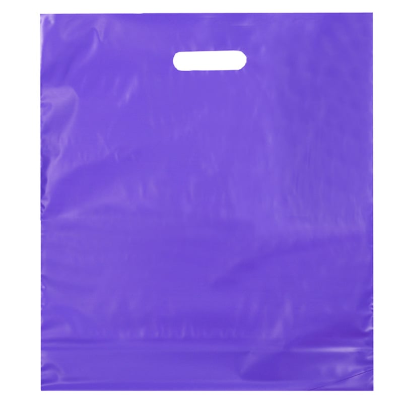 Plastbärkasse lila - 1