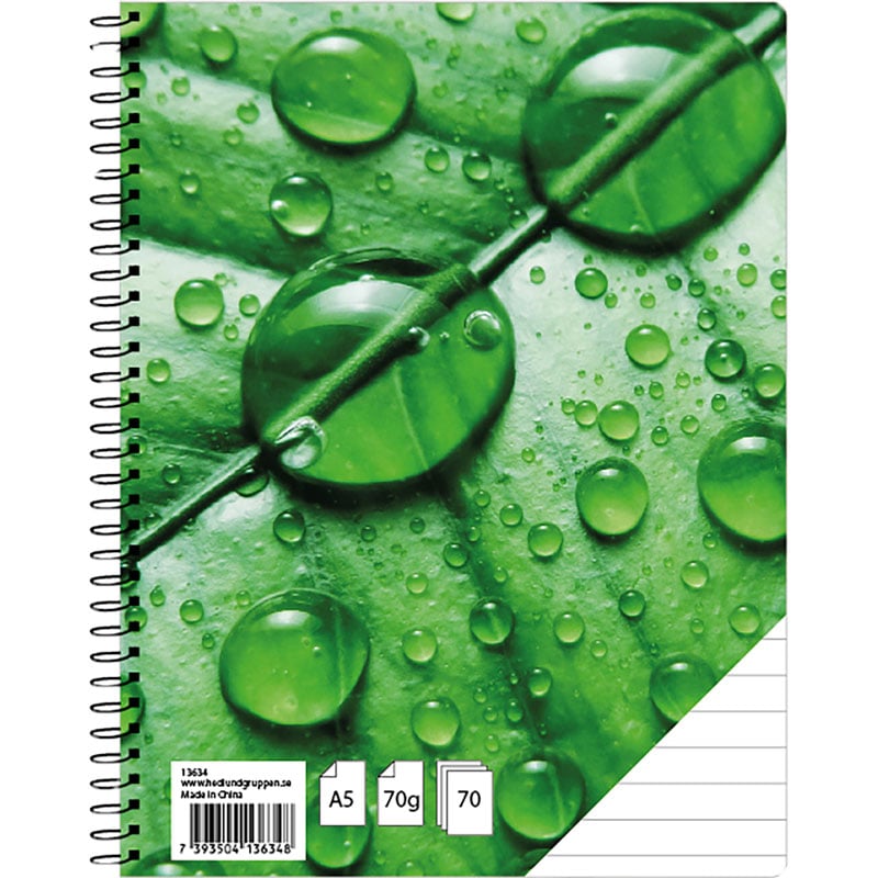 Kollegieblock Green Leaf - 4