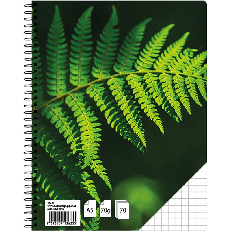 Kollegieblock Green Leaf - 5