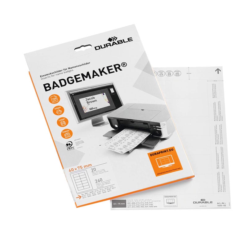 Etiketter Badgemaker - 1