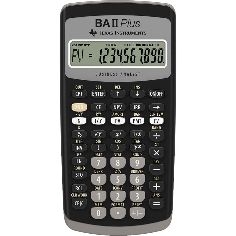Räknare TI-BA II Plus - 1
