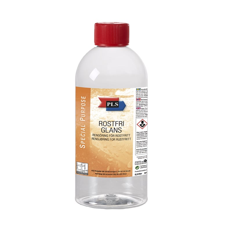 PLS Rostfri Glans 0,5L - 1