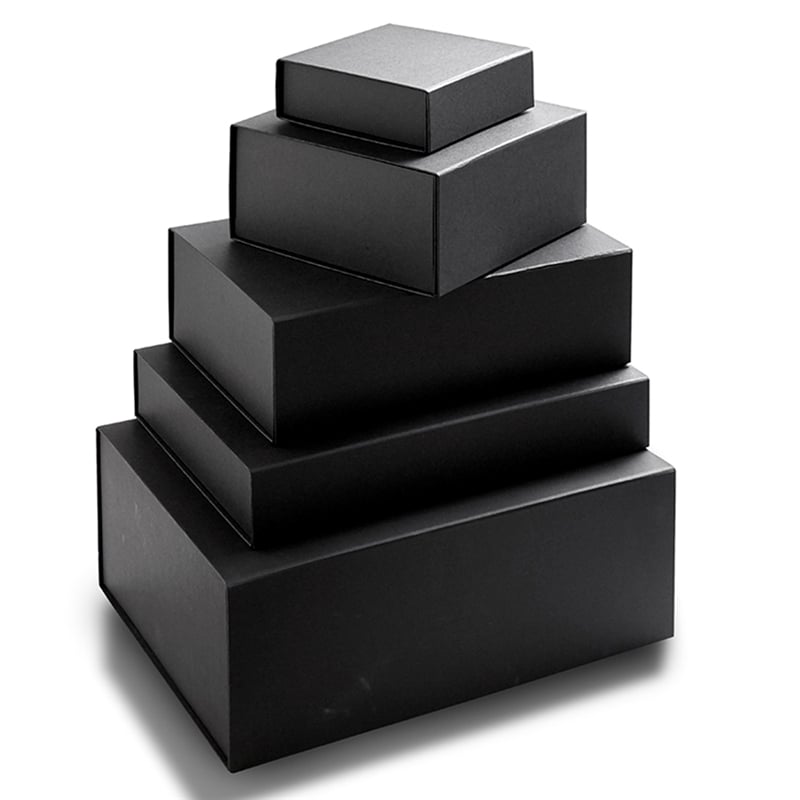 Presentkartong Lyx svart med magnetstängning - 1