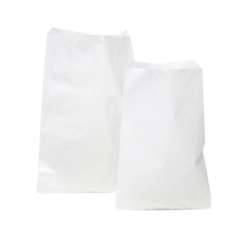 Plan papperspåse Vit - 1