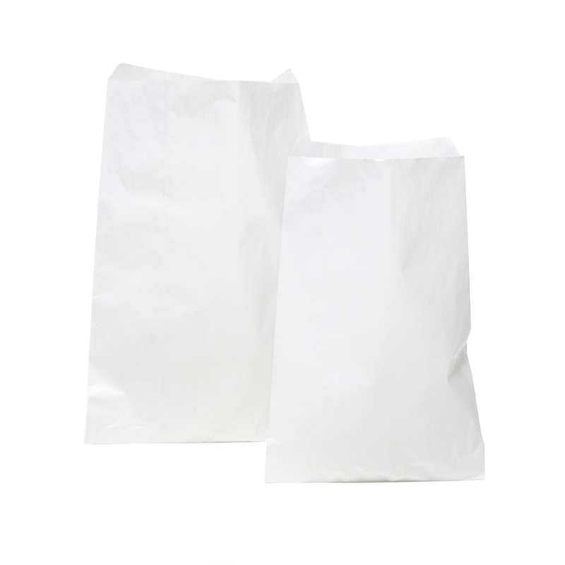 Plan papperspåse Vit - 1