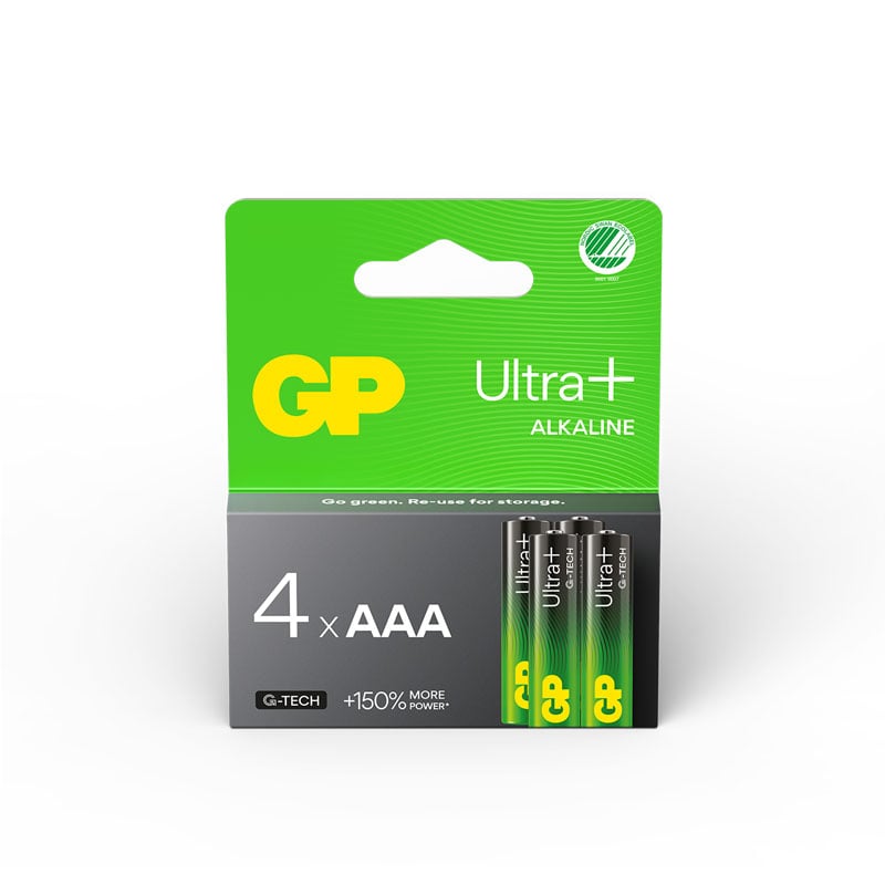Batteri Ultra Plus Alkaline GP - 2