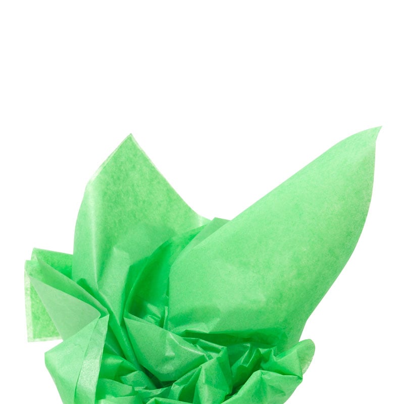 Färgat silkespapper gräsgrön - 1