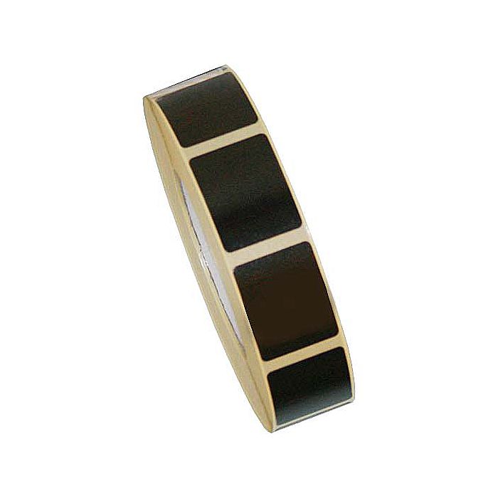 Etikett svart rektangulär - 1