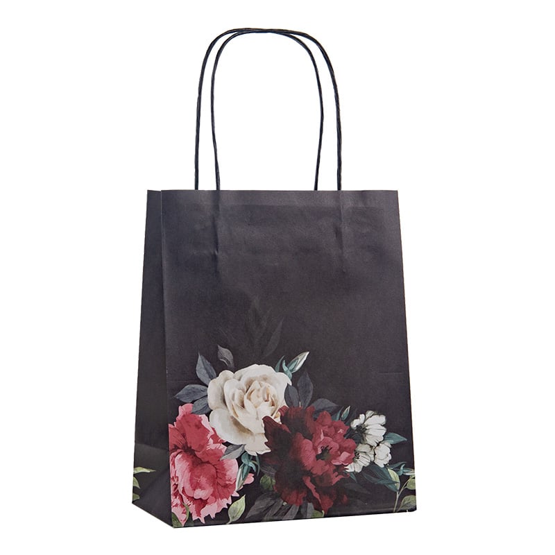 Papperskasse Wild Bouquet Black - 2