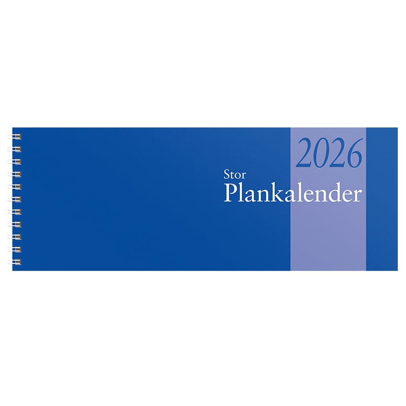 Stor Plankalender spiralbunden 2026 - 1