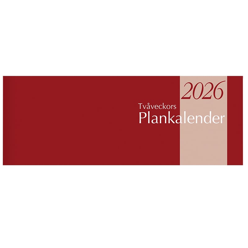 Tvåveckors Plankalender 2026 - 1