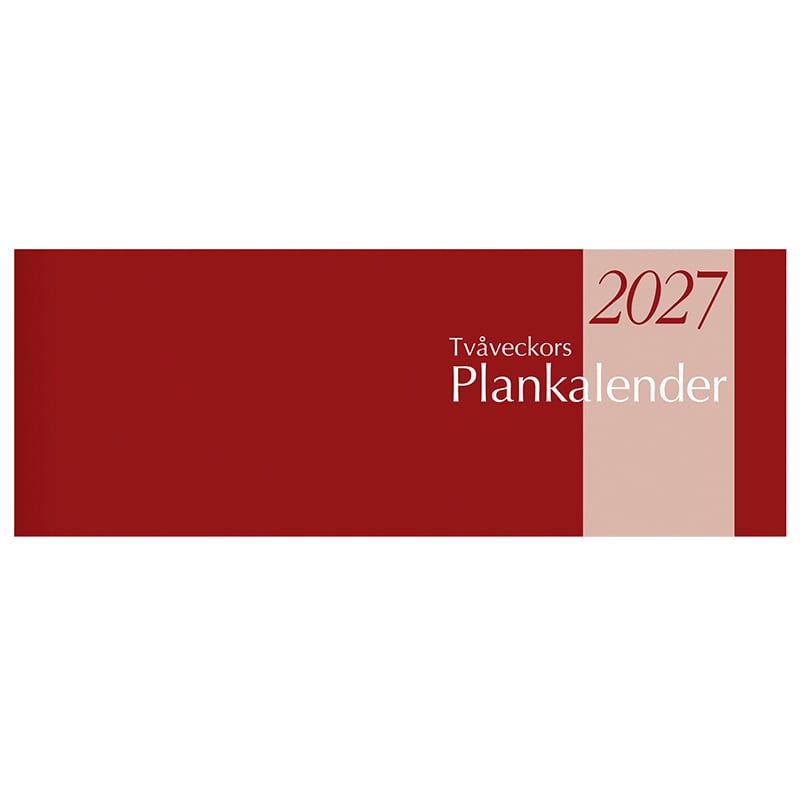 Tvåveckors Plankalender 2027 - 1