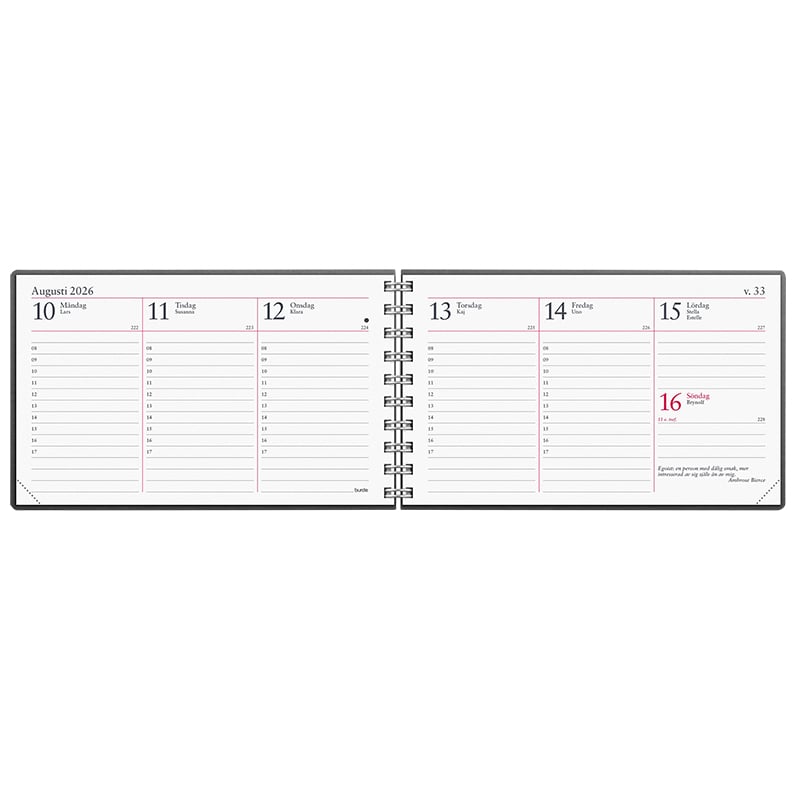 Veckokalendern Eco Line 2026 - 2