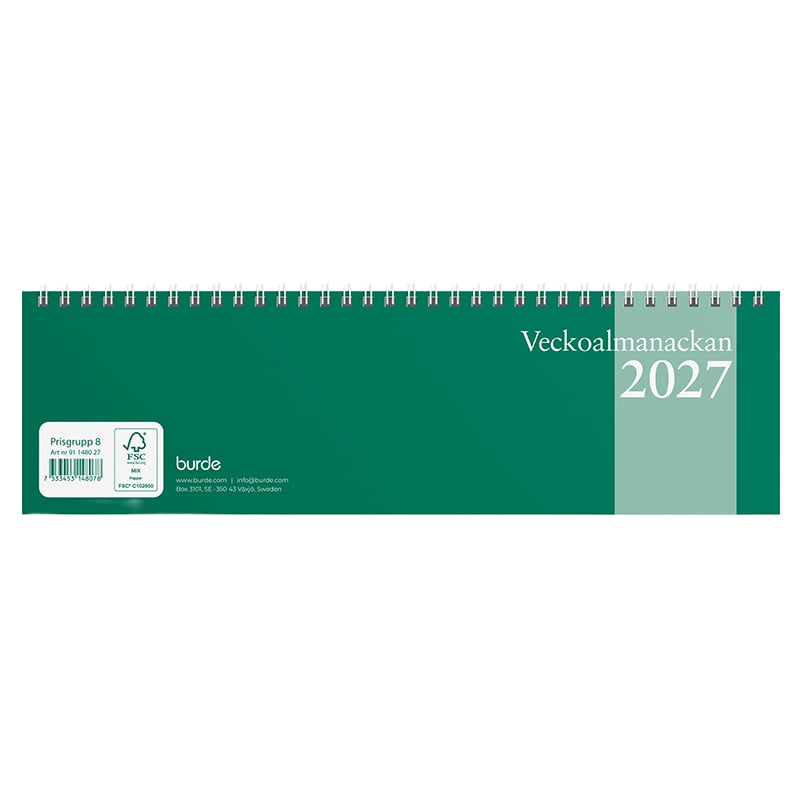 Veckoalmanackan 2027 - 1