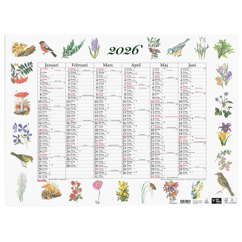 Stora Naturalmanackan 2026 - 1