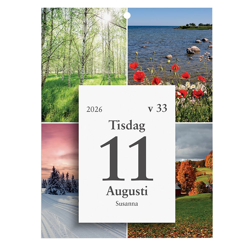 Kalender Årstider 2026 - 1