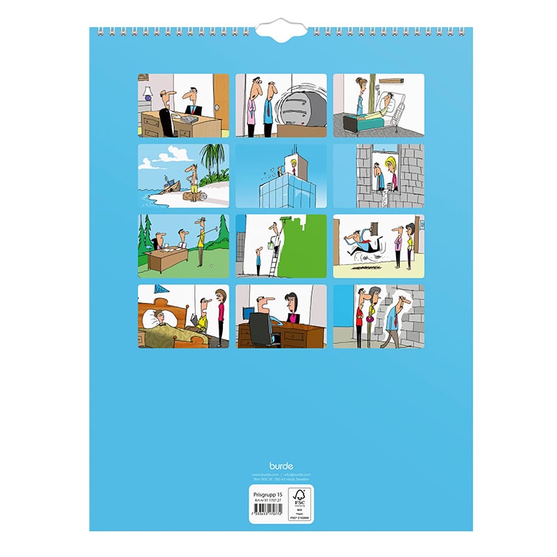 Väggkalender Kontorshumor 2027 - 2