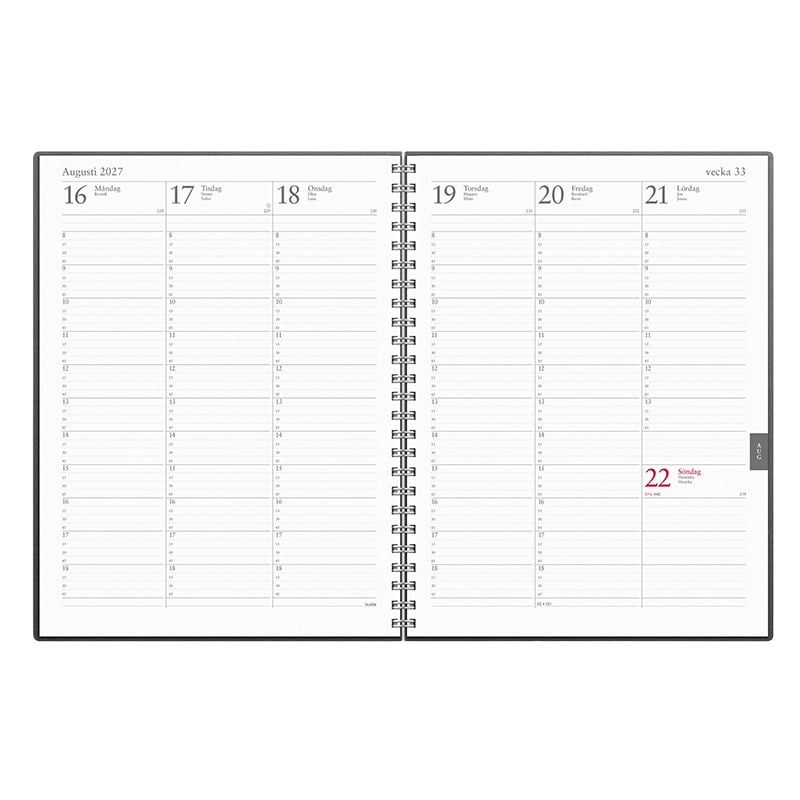 Kalender Veckojournal Eco Line 2027 - 2