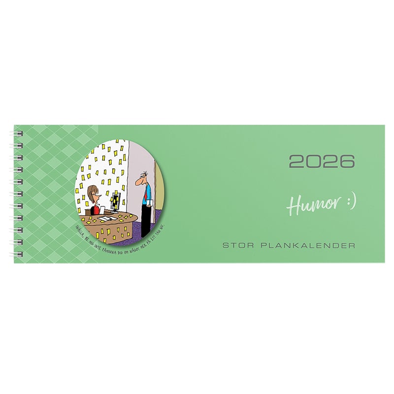 Stor Plankalender Humor 2026 - 1