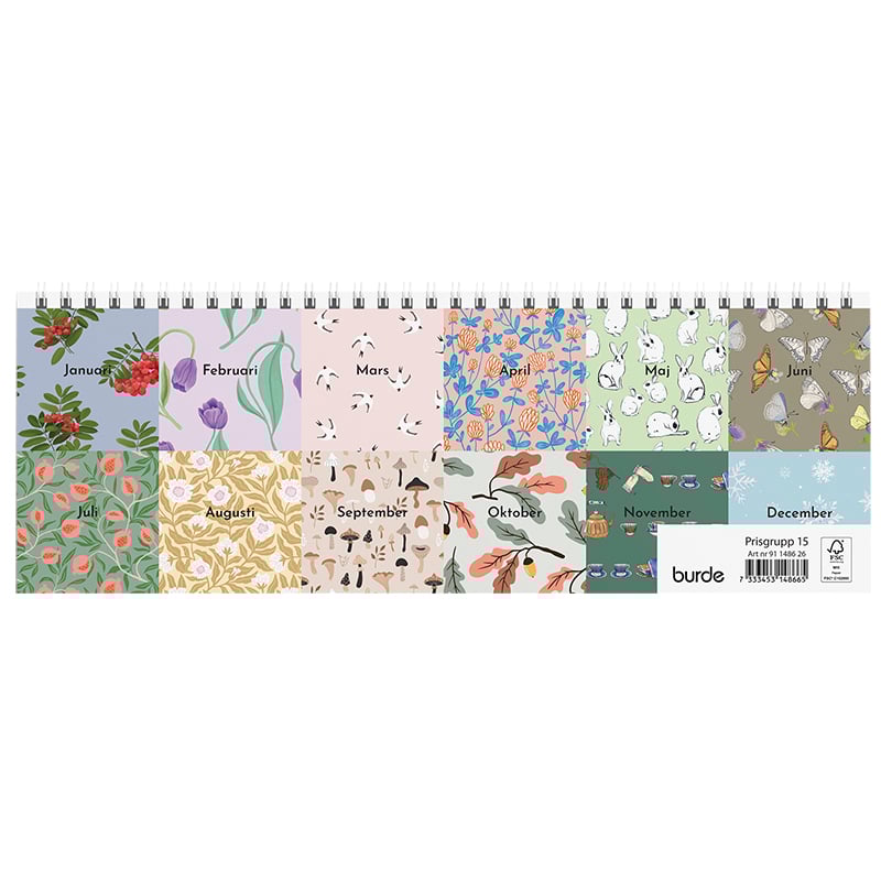Bordsalmanackan Mönster 2026 - 3