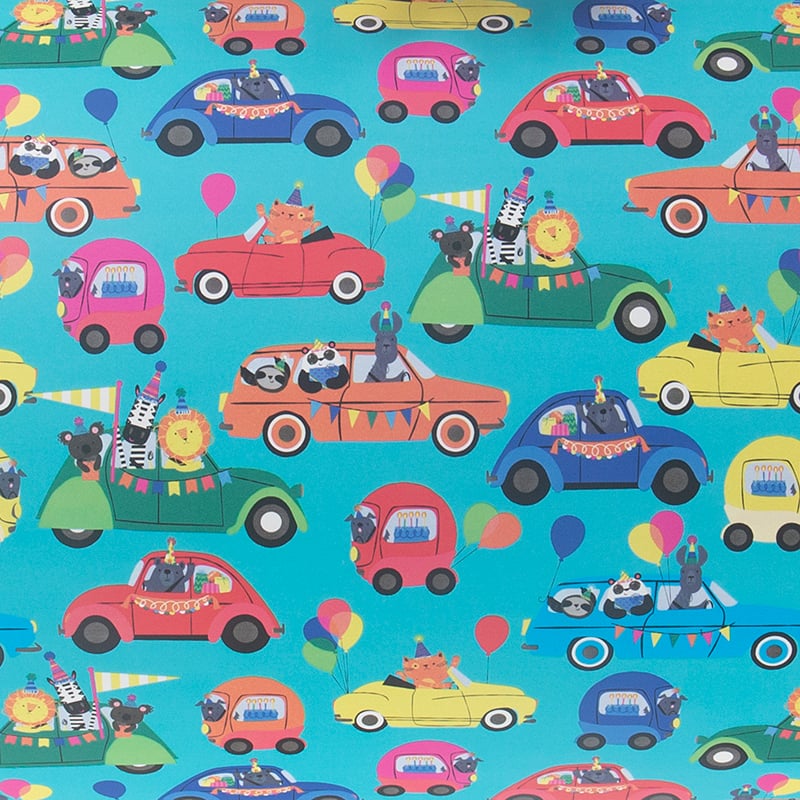 Presentpapper Mini Cars