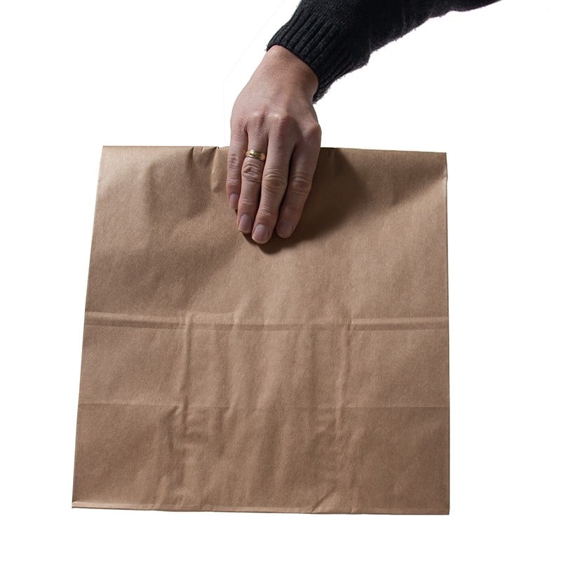 Påsar för packändamål i brunt. - 2