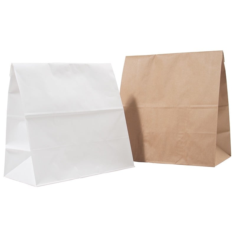 Papperspåse vit utan handtag - 3