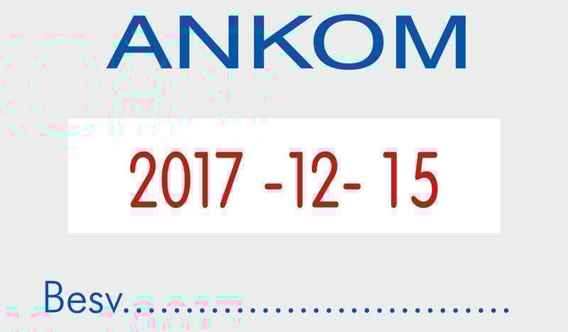 Datumstämpel med standardtext - 1