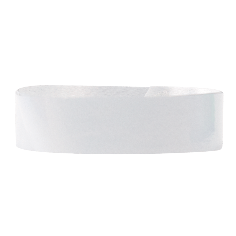 Polyband matt metallic vitt