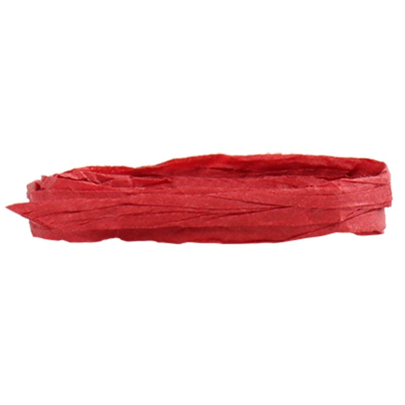Papperband raffia röd - 1