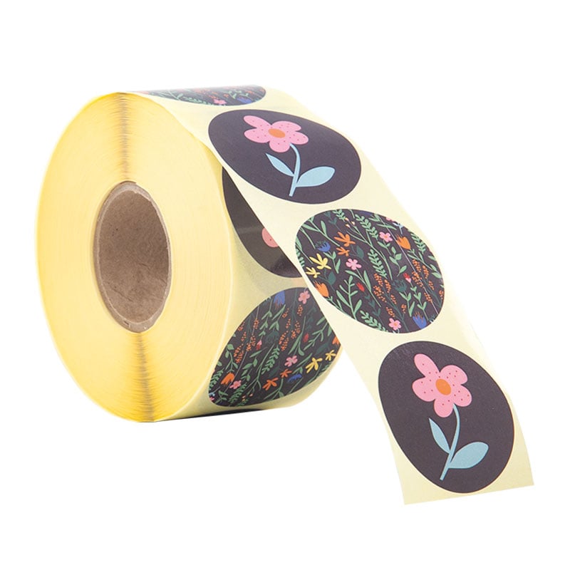 Etikett Garden black Ø49 1000st - 1