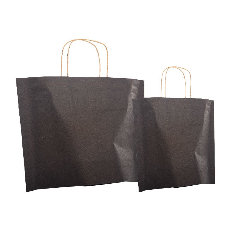 Papperskasse Pouch svart återvunnet papper - 2